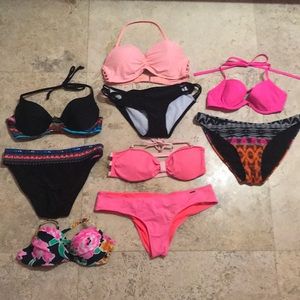 Bikini bundle, 5 tops, 4 bottoms